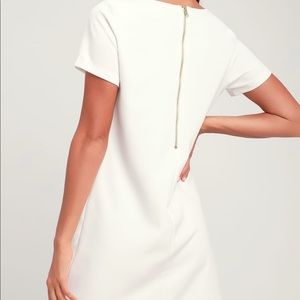 Lulu's Dresses - White Shift Dress Lulu's Dresses - White Shift Dress